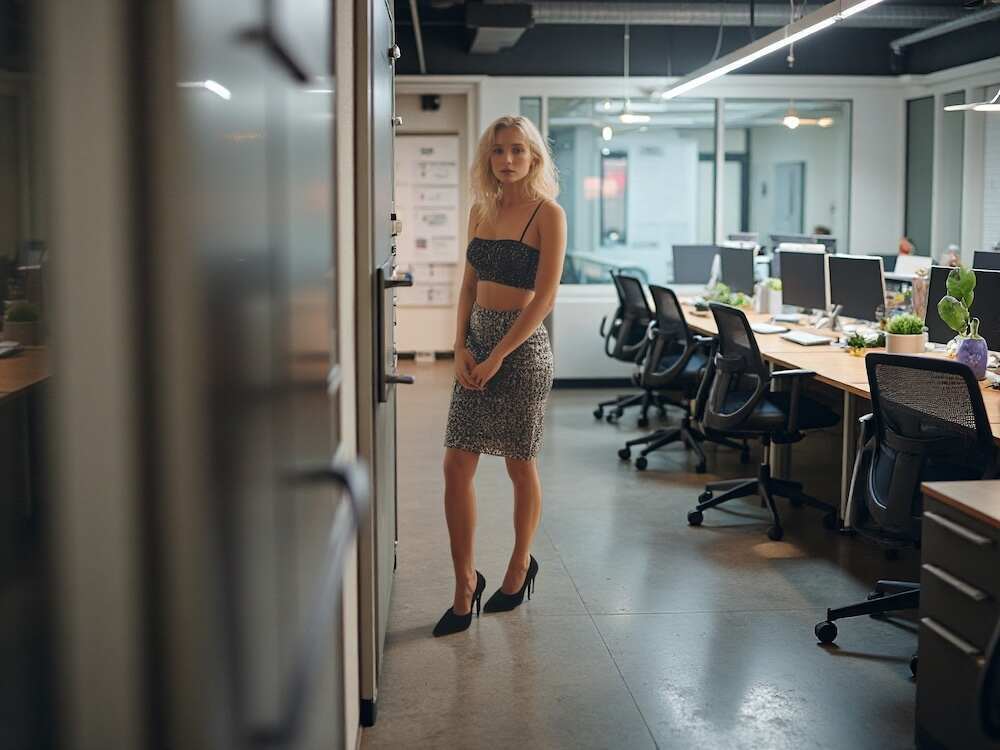 ai office background maker