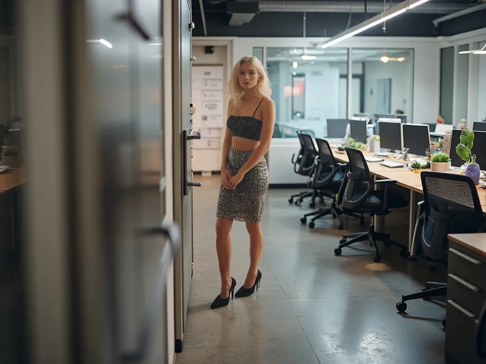 ai office background maker