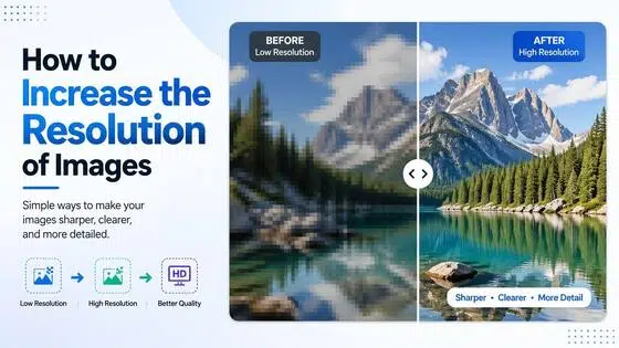 how to increase resolution of image