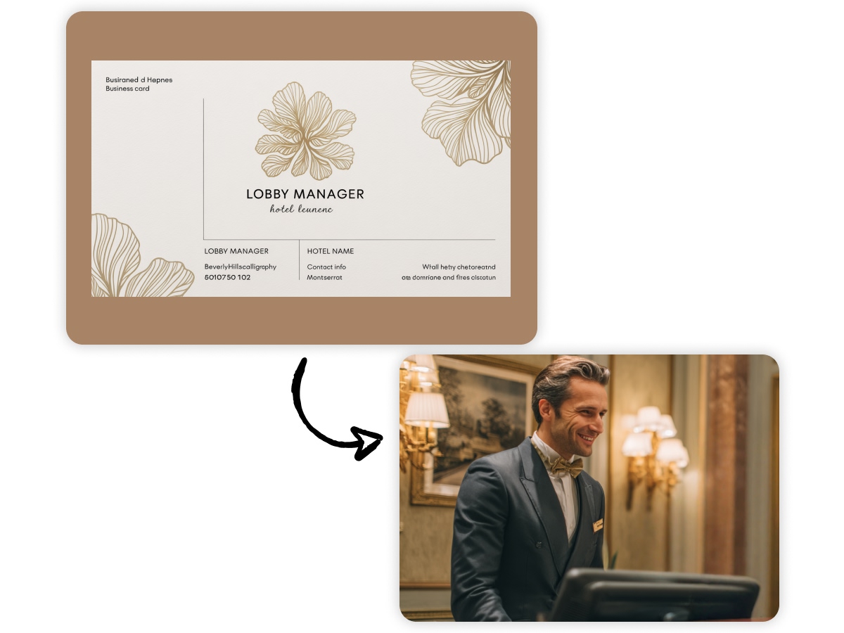 Hospitality Business Card