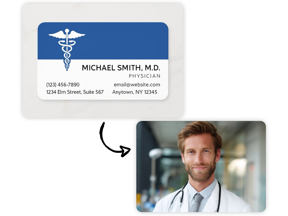 Healthcare Provider's business card