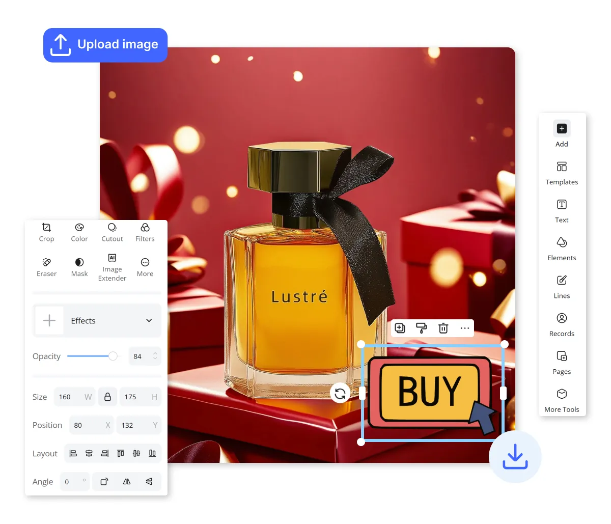 customize photos with stickers