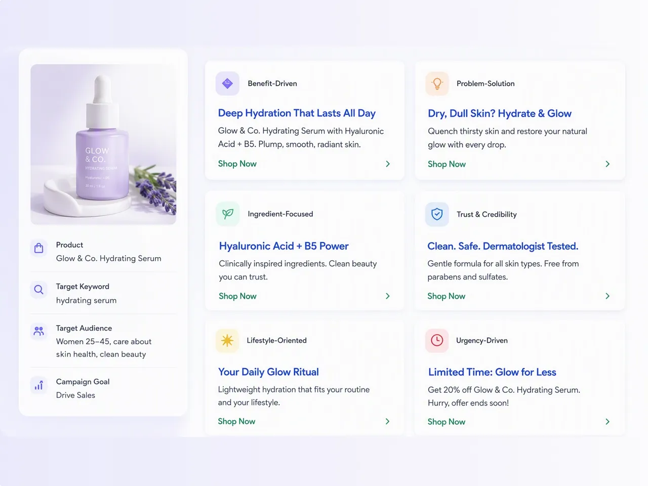 Draft More Google Ads Headlines