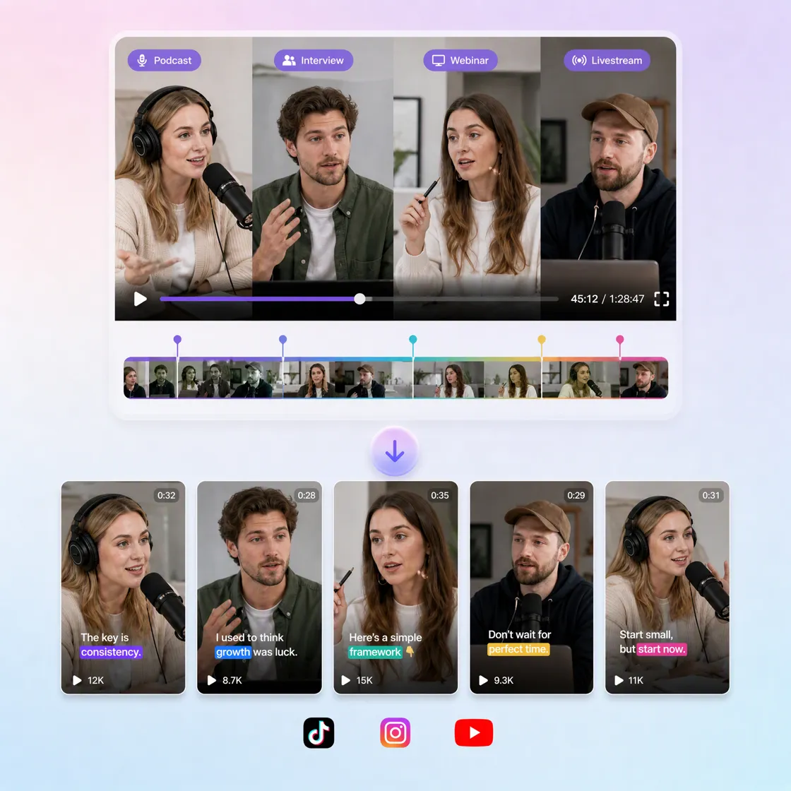 AI Clip Maker: Turn Long Videos Into Short-Form Content