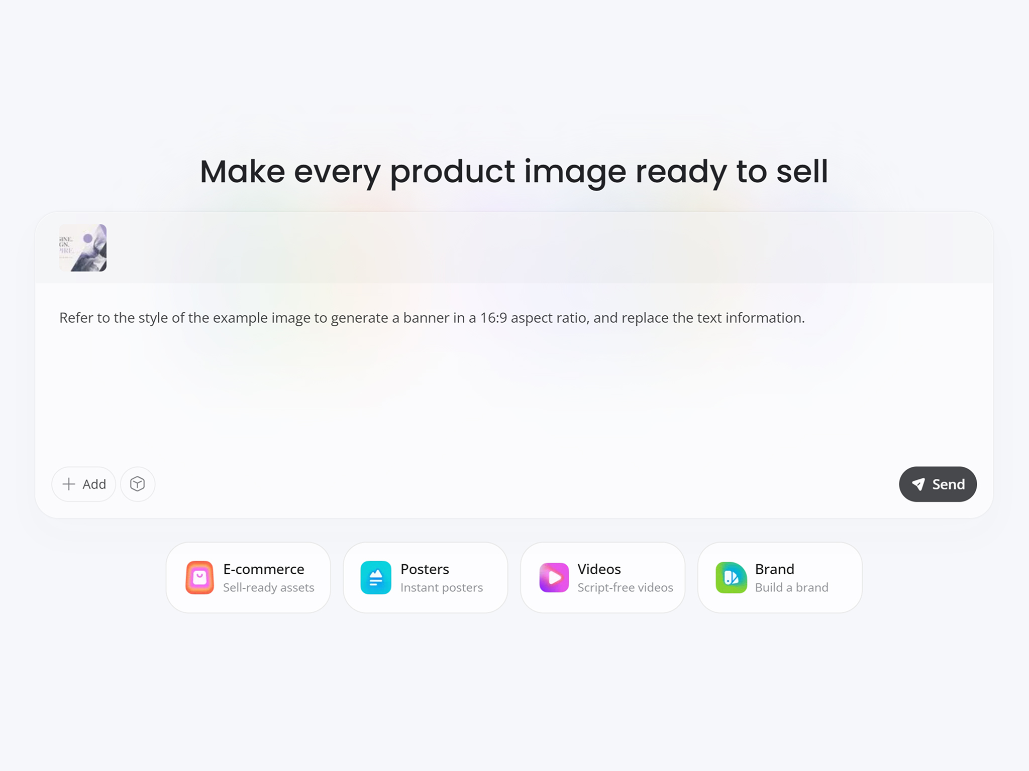 Upload Image or Add a Brief