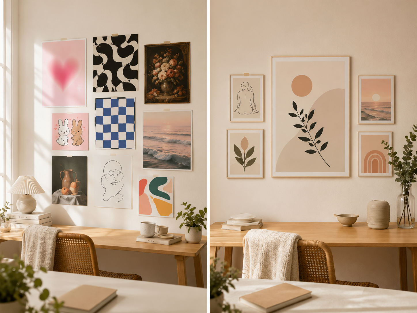 aesthetic poster comparison