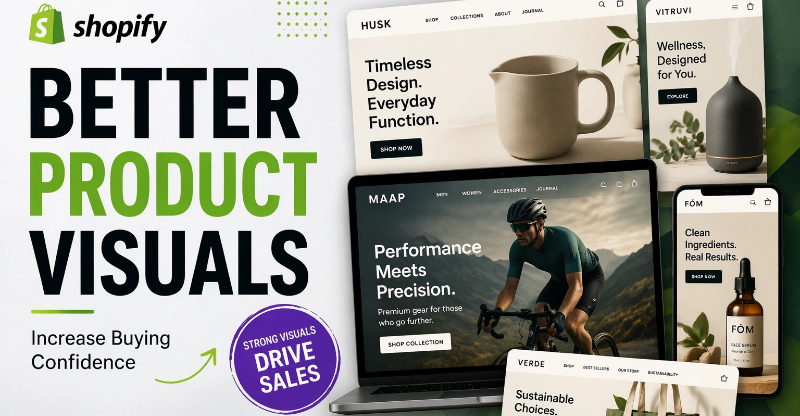 What makes a Shopify store look professional Better product visuals increase buying confidence