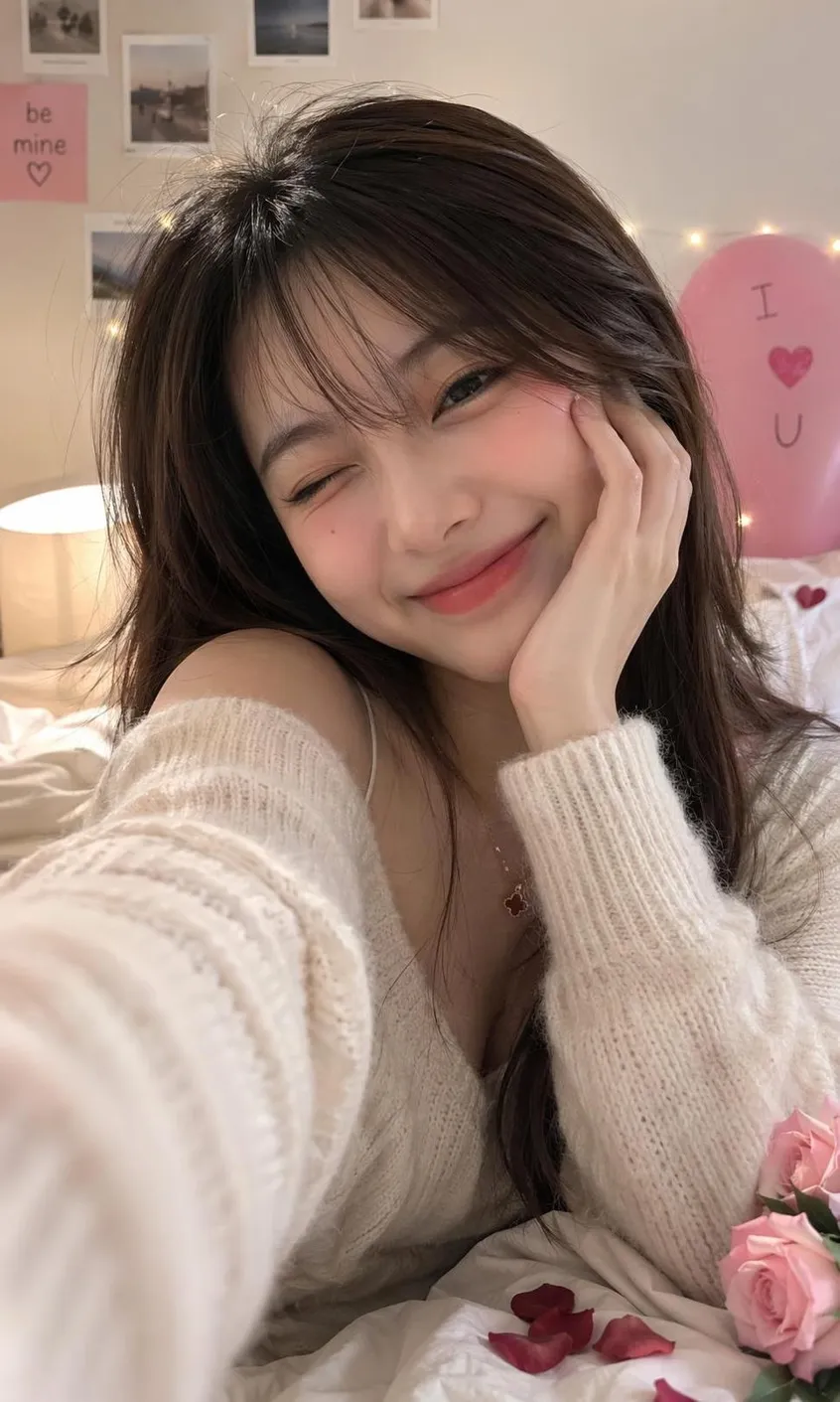 Cute Couple Selfie Vibe