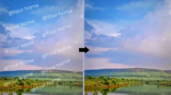 how to remove watermark from photo