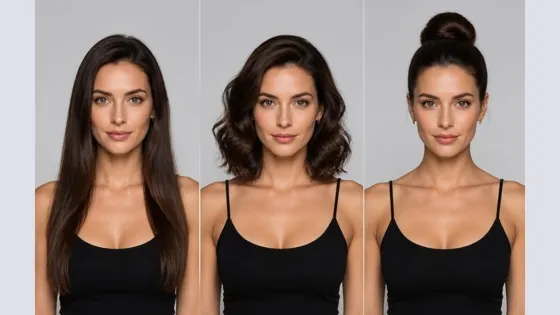 try hairstyles on my face online