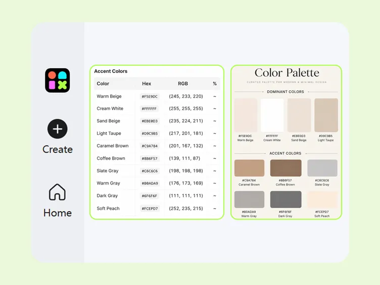 Generate and Refine Your Palette