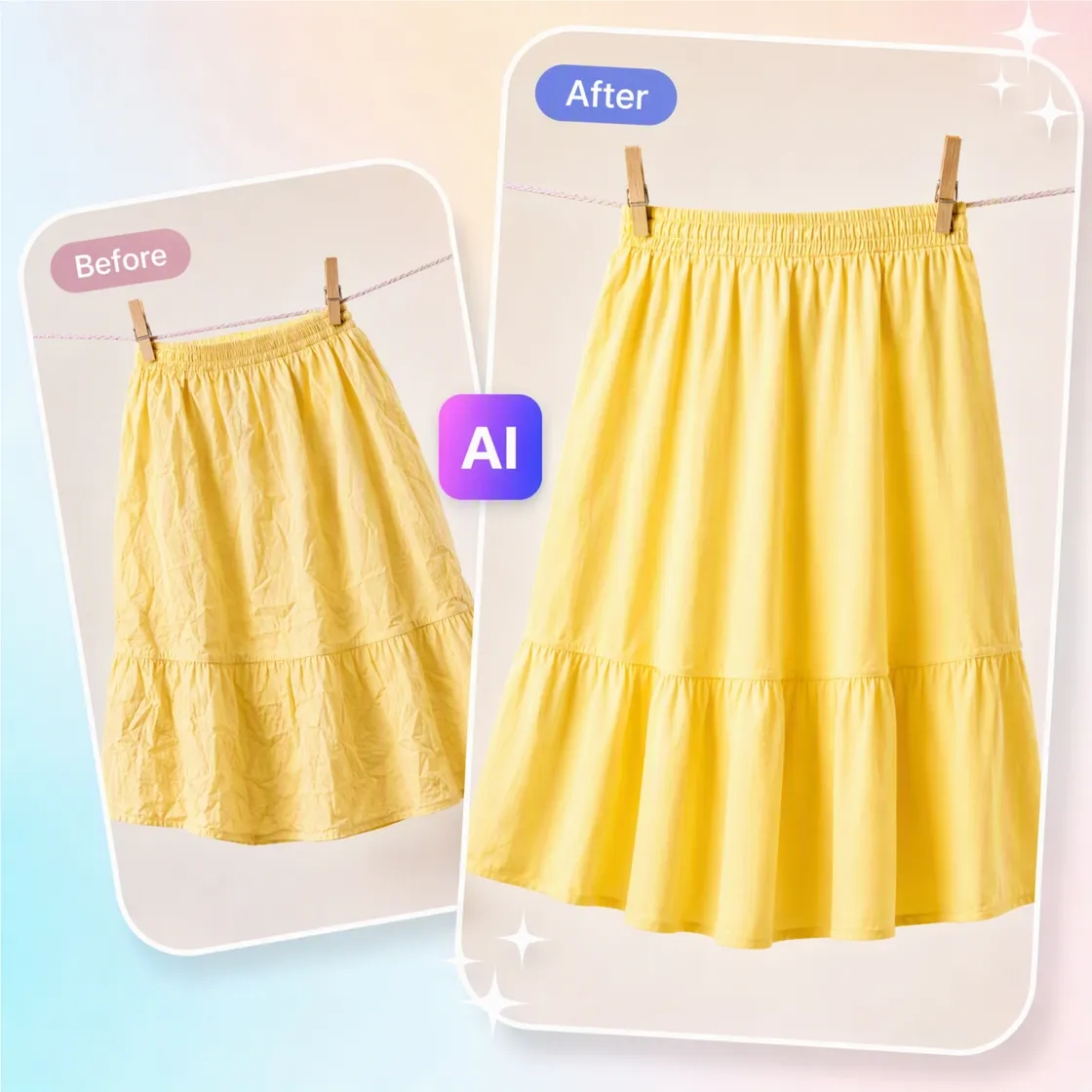 Remove Wrinkles From Clothes Photos Without a Reshoot