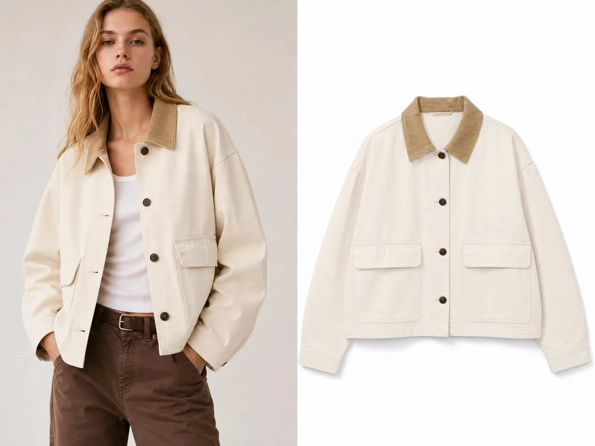 Crie fotos flat lay de roupas com qualidade de estúdio em segundos