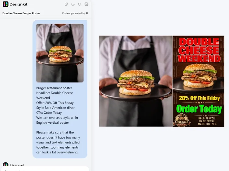 How to Create a Food Poster With AI