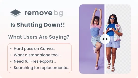 remove.bg shutting down user reactions