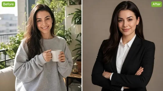 Generate professional headshots without shooting