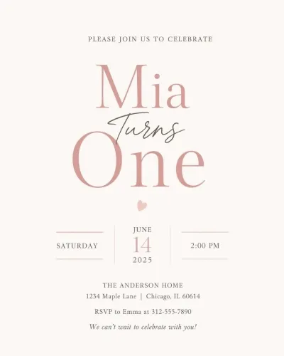 birthday party information