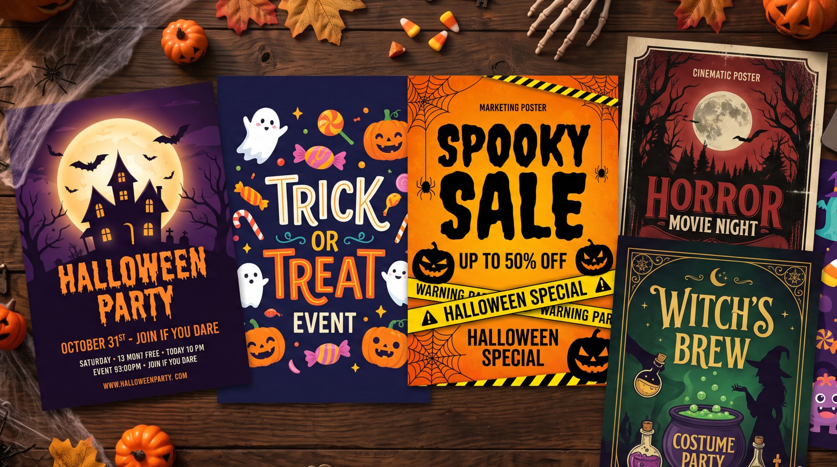 ideas for halloween posters