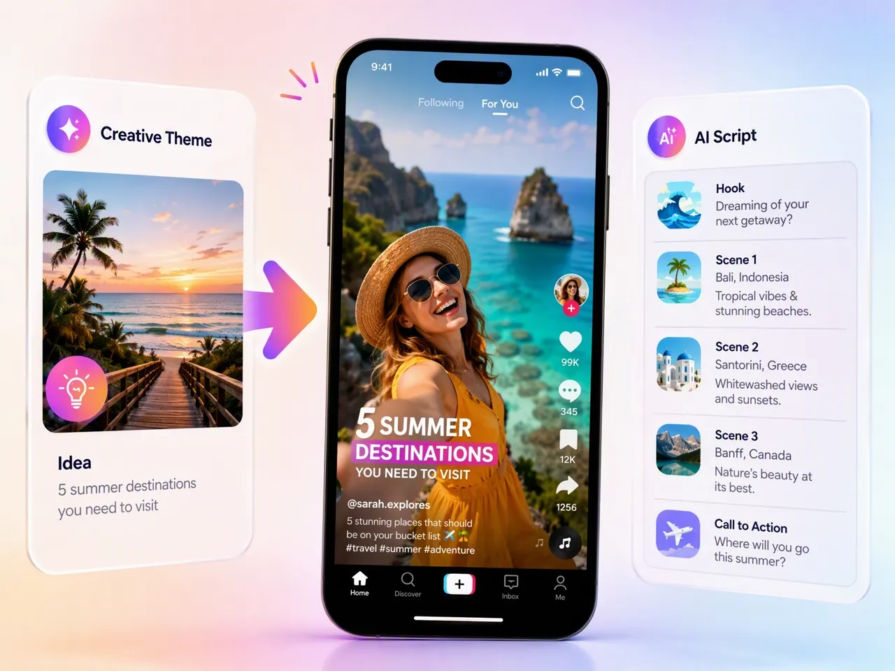 Crie novas ideias para TikTok sem ficar sem temas