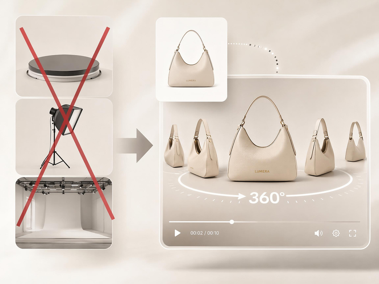 Replace Expensive Physical 360° Shoots with AI