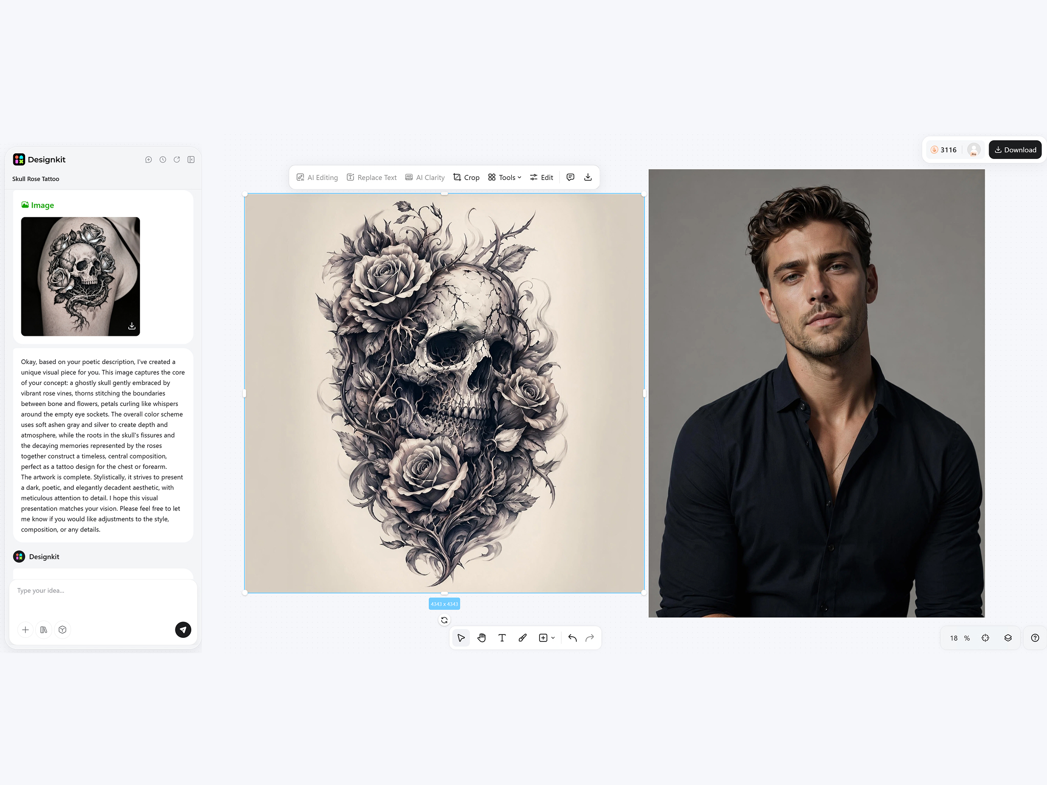 Generate and Refine Designs