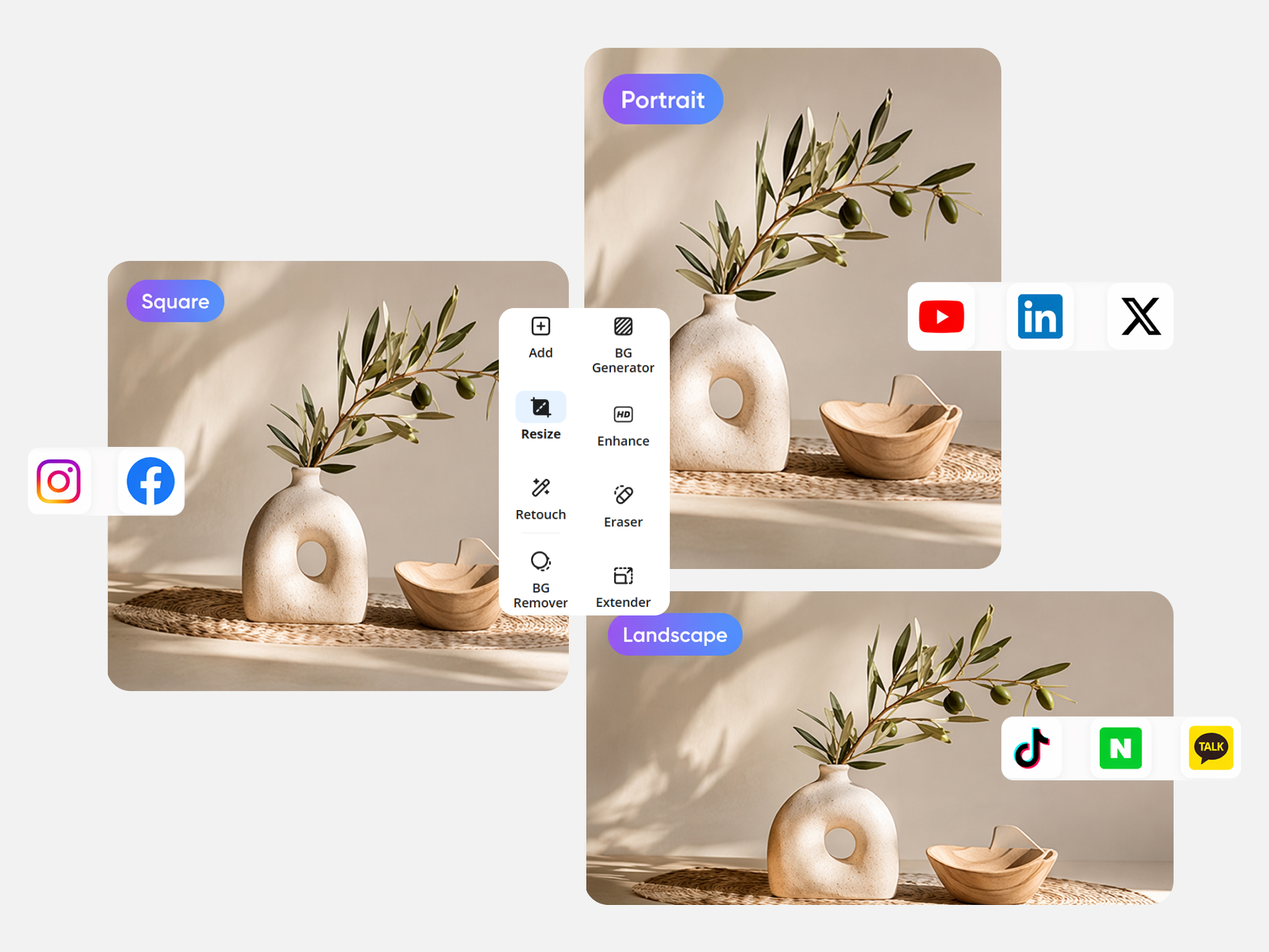 Export Platform-Ready Aspect Ratios