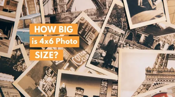 how big is a 4x6 photo