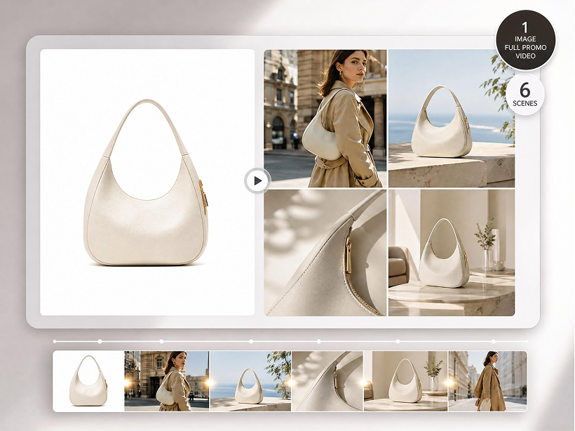 AI Product Promotion Video for bag