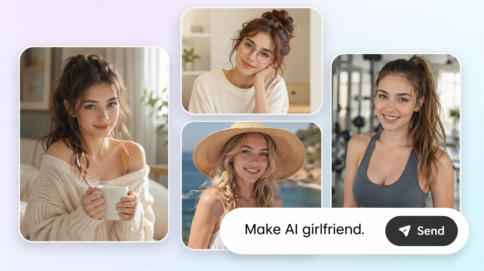 Generate virtual girlfriend from your idea
