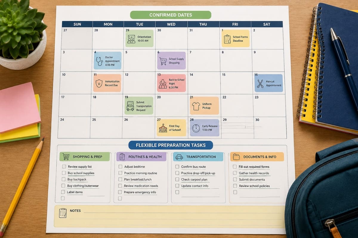 back to school calendar back to school calendar