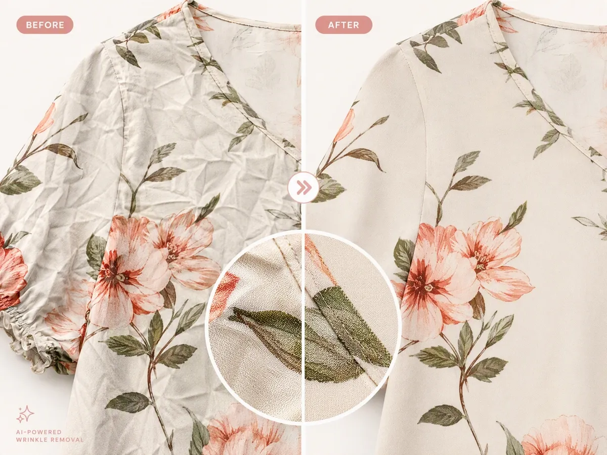 Keep Fabric Details After Wrinkle Removal