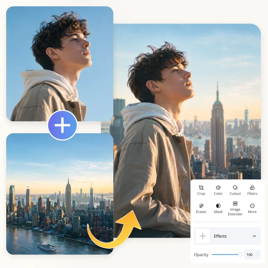 overlay images online