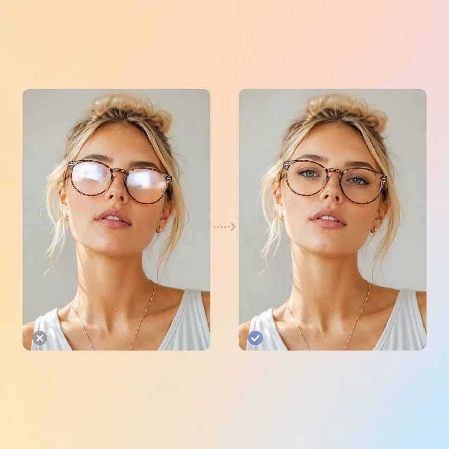 Remove Glare From Photo Without Losing Natural Eye Details