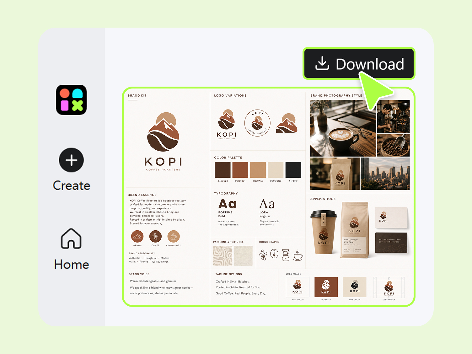 Preview and Export