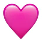pink heart emoji
