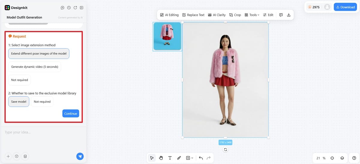 Select poses on designkit select poses on designkit