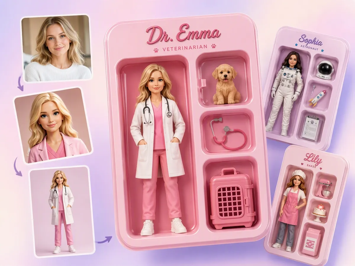 Create Custom Barbie Box Packaging With Your Details