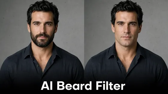 ai beard filter image