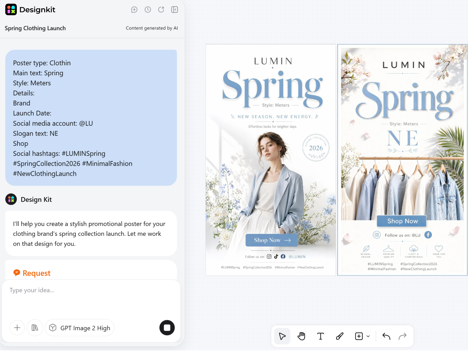 How to Create a Fashion Poster With AI