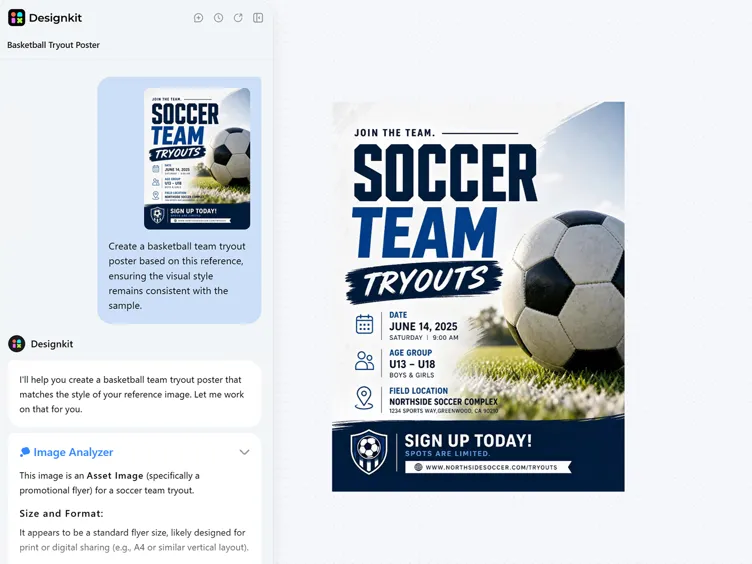 How to Generate a Sport Poster with AI
