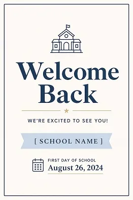 welcome back poster draft