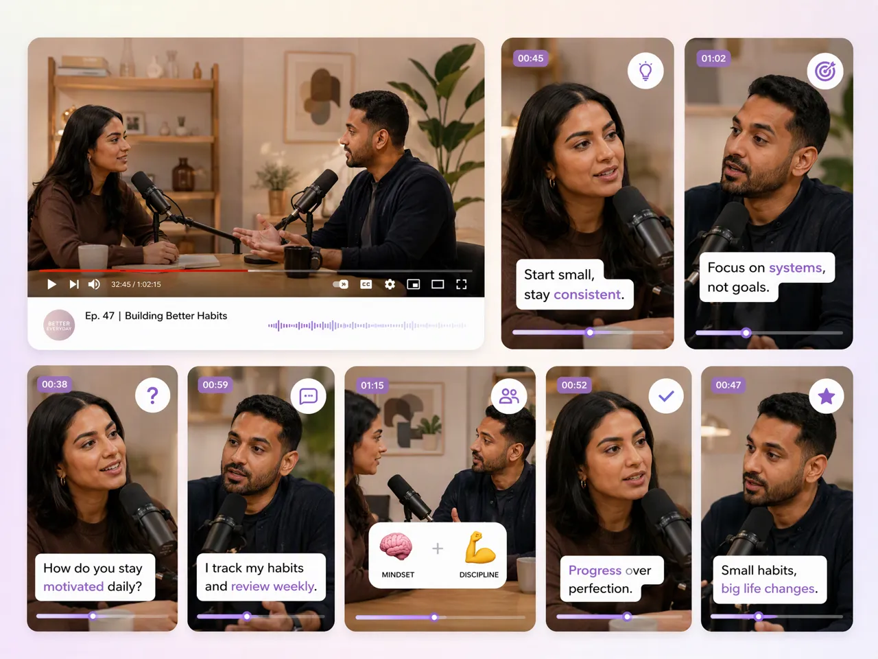 Build A Week of Social Posts From One Recording