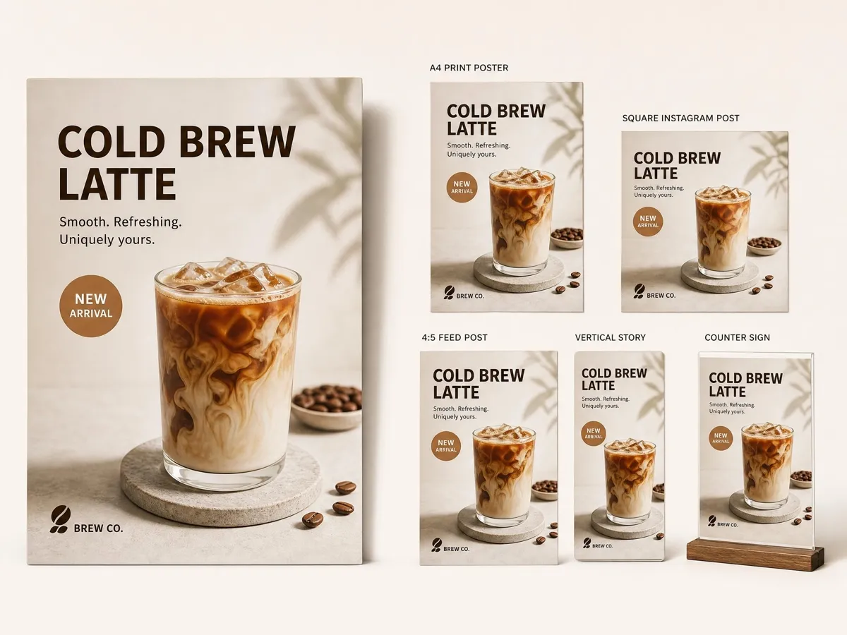 AI Applies One Campaign for Print and Social Media