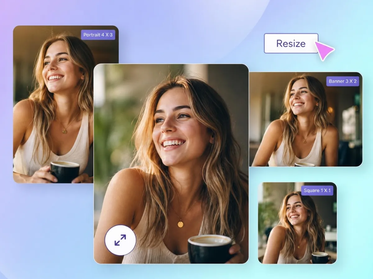 Resize for different formats