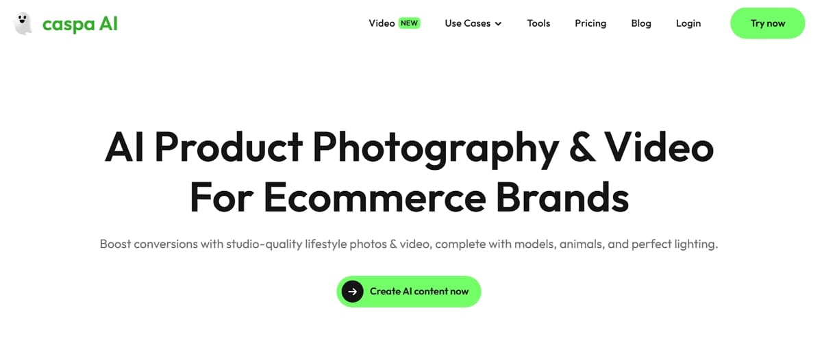 caspa ai product photography