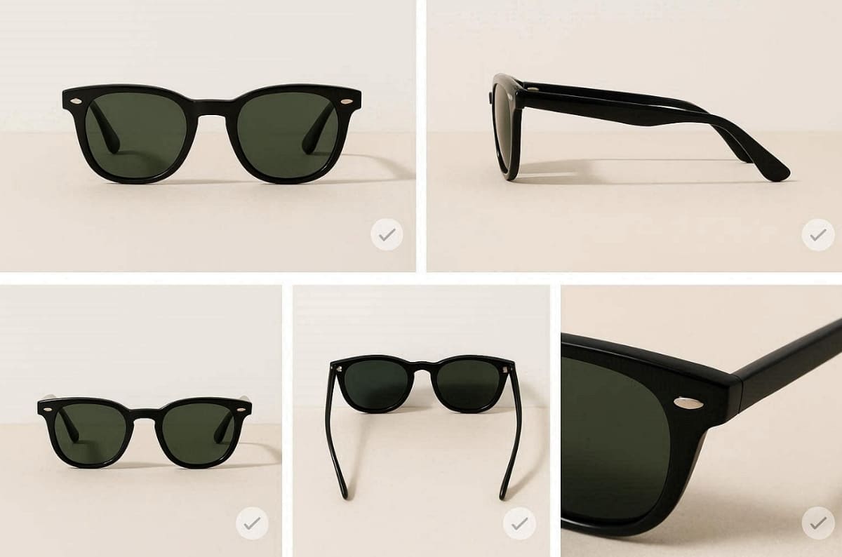 cover multiple angles of product