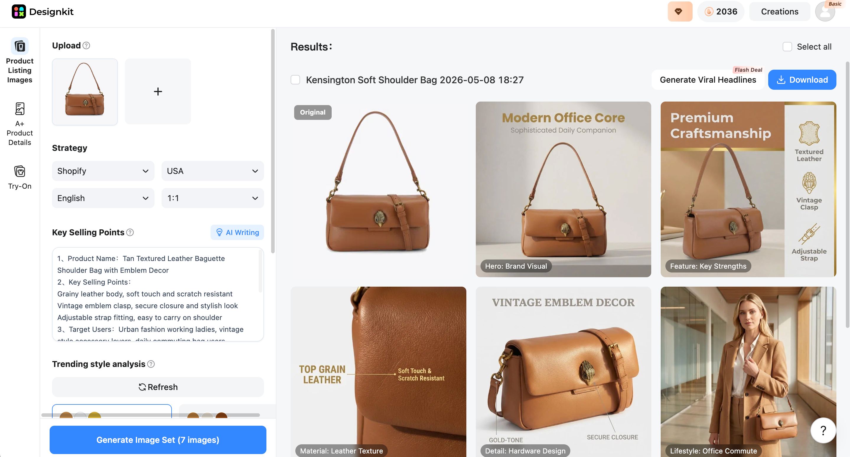 Preview, refine and export