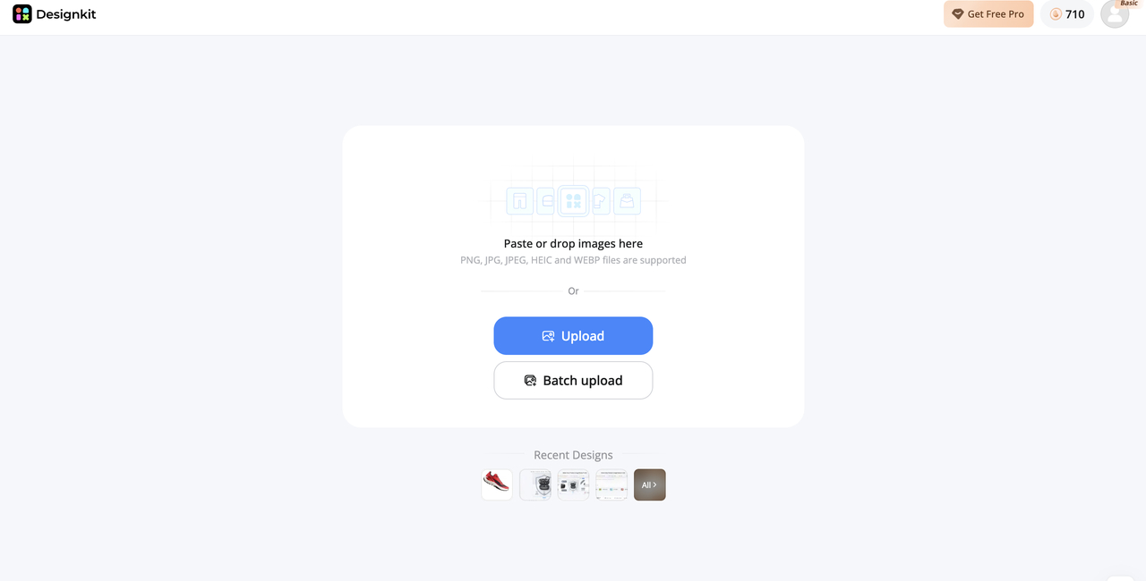 Upload and generate Upload and generate