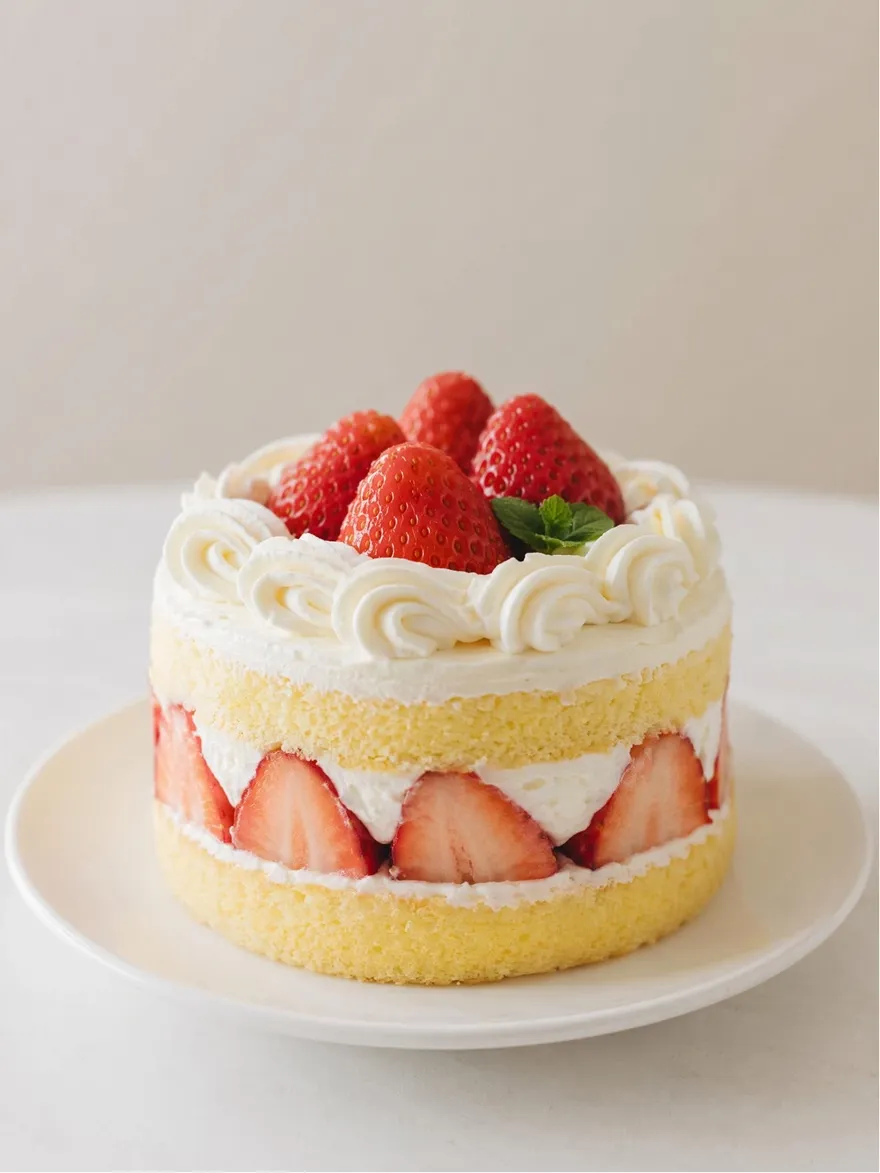 strawberry cake photo