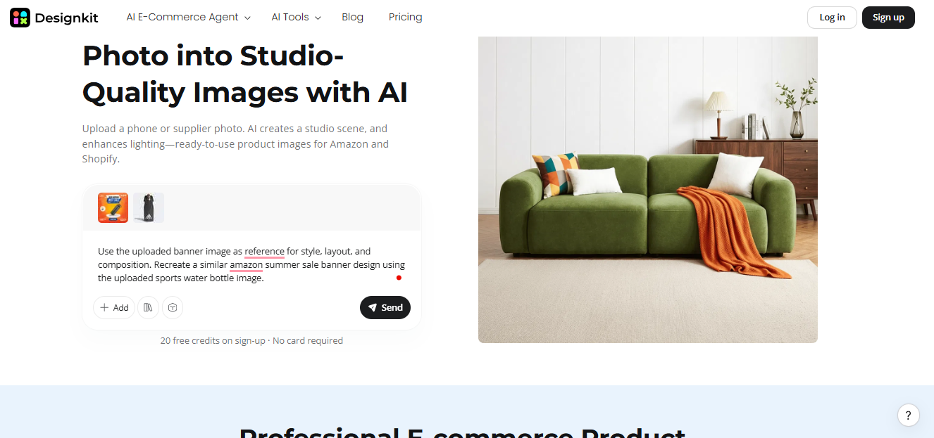 designkit product photography generator